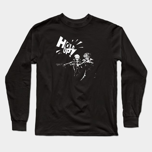 HOLD UP! Long Sleeve T-Shirt by KnuckleCrackle